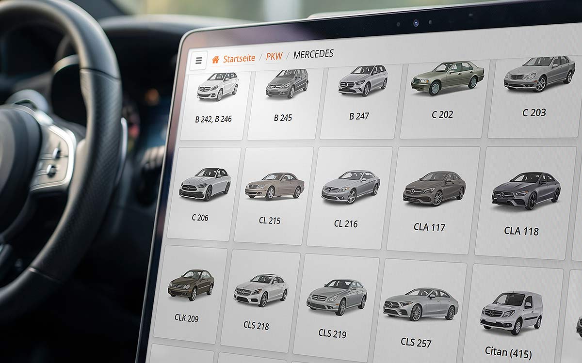 Auswahl der Marke in der ScanDoc-Software